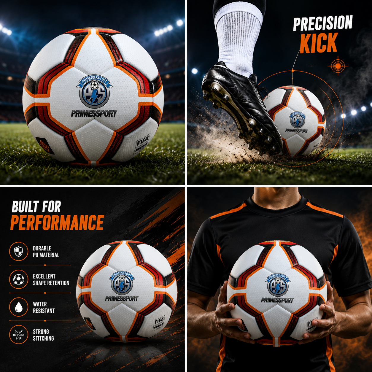 Primessports FIFA Quality Ball – SS-FLB-01 | Advanced Match Soccer Ball Size 5